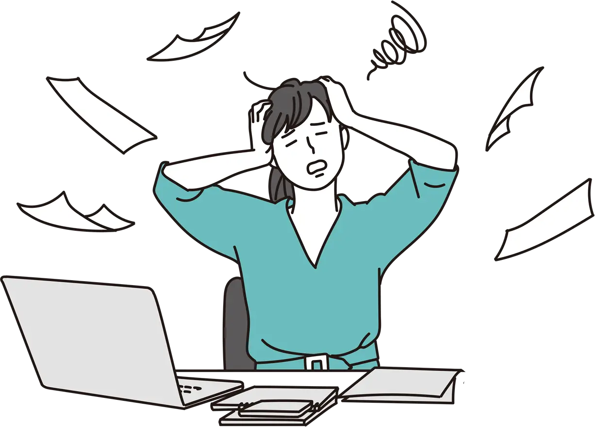 悩み:研修の運営管理のためのリソースが足りない